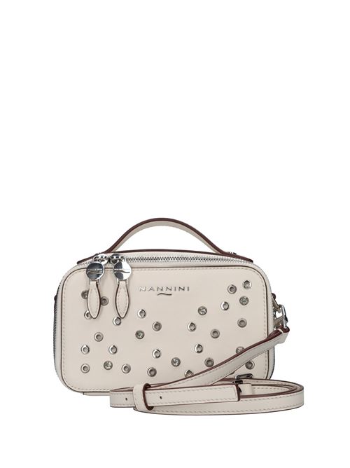 Borsa in pelle NANNINI | 18665NOFF WHITE